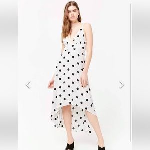 NWOT | Forever 21 | High-Low Maxi Polka Dress